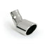 Ornament toba esapament curbat TS-21 din otel inoxidabil lustruit racordare Ø30-45mm